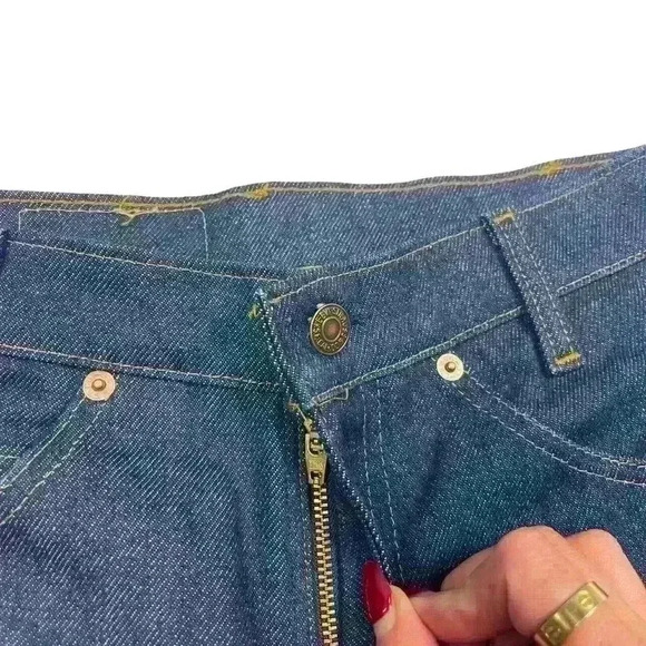Vintage Levis Jeans NWOT Orange Tab Dark Wash Dura Plus Straight Leg Jeans 26x32 - Picture 8 of 8